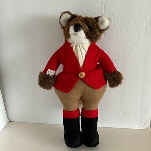 Little Folk Fox Renard Stuffed Animal Toy Equestrian Hunt Huntsman Decor Doll